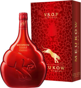 墨高-金豹烈焰 V.S.O.P(有盒)（紅裝）特別限量版 700毫升 MEUKOW Cognac V.S.O.P Red（SUPERIOR) 澳門