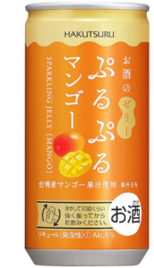 日本白鶴果凍 罐裝 芒果味 Hakutsuru Purupuru Sparkling Jelly Mango 澳門
