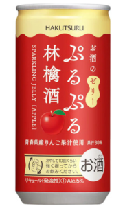 日本白鶴果凍 罐裝 蘋果味 Hakutsuru Purupuru Sparkling Jelly Apple 澳門
