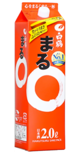 白鶴圓圓清酒 2 公升紙盒裝 HAKUTSURU MARU Sake Pack 澳門