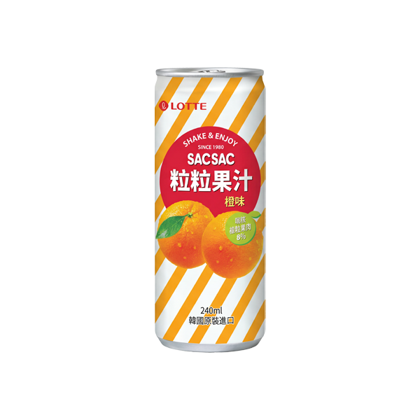 韓國樂天粒粒橙汁飲品