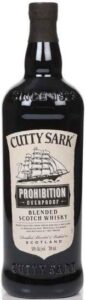 Cutty Sark Prohibition overproof Blended Scotch Whisky