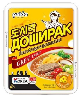 Paldo Dosirak Cheese Bowl Noodle